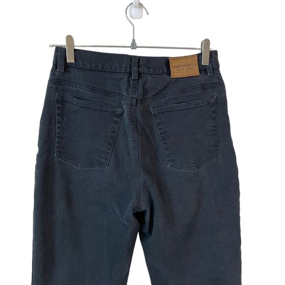 VTG RALPH LAUREN Lauren Jeans Co Womens Straight Jeans High Rise Black 6 Y2K - Picture 5 of 10